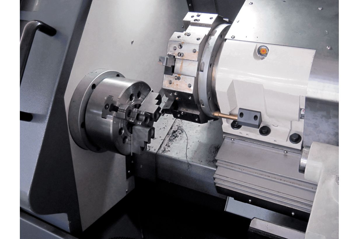 Токарный станок с ЧПУ JET KDCK-25AF CNC (Fanuc 0i, гидрав. патрон, 5000 об/мин, деталеуловитель)